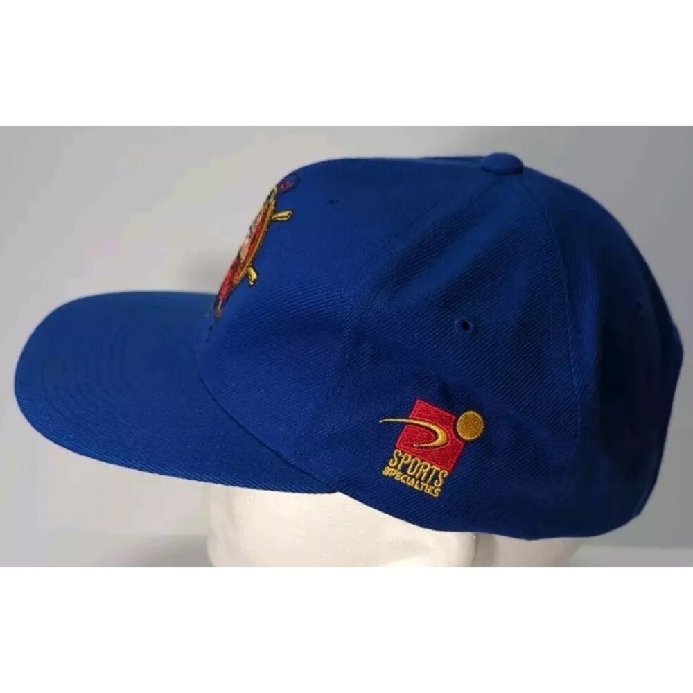 Vintage Peoria Rivermen Sports Specialties Snapback Hat Wool Blue - Picture 2 of 9